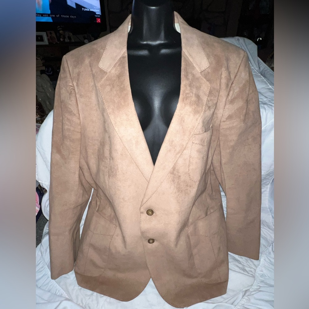 Supra Suede Button Up Blazer